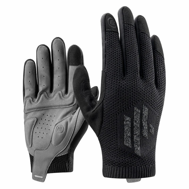 ROCKBROS S338 Men Cycling Gloves Road Bike Touch Screen Full Finger Knitted Mittens ROCKBROS S338 Men Cycling Gloves Road Bike Touch Screen Full Finger Knitted Mittens